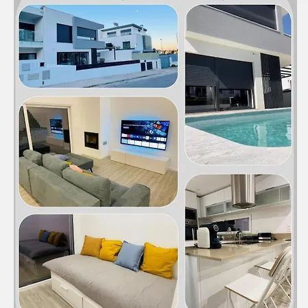 T3 Piscina Livingroom Charneca Da Caparica